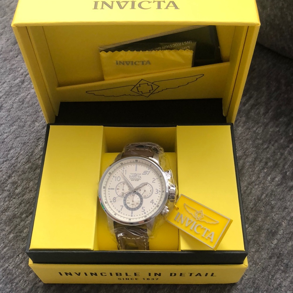 Invicta S1 Rally Men’s Watch 48mm Brown